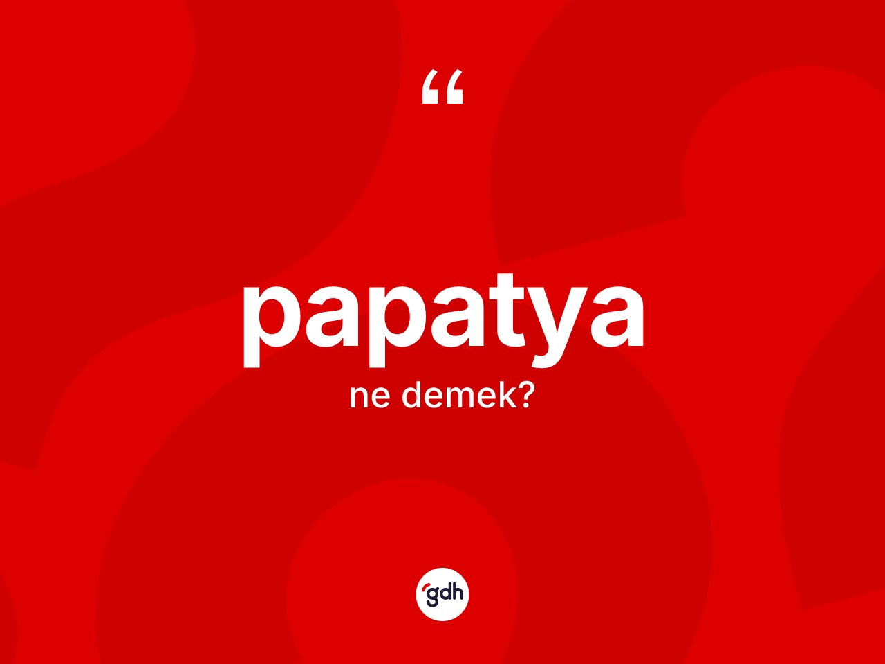 Papatya kelimesi nedir? Papatyanın TDK'ya göre anlamı nedir?