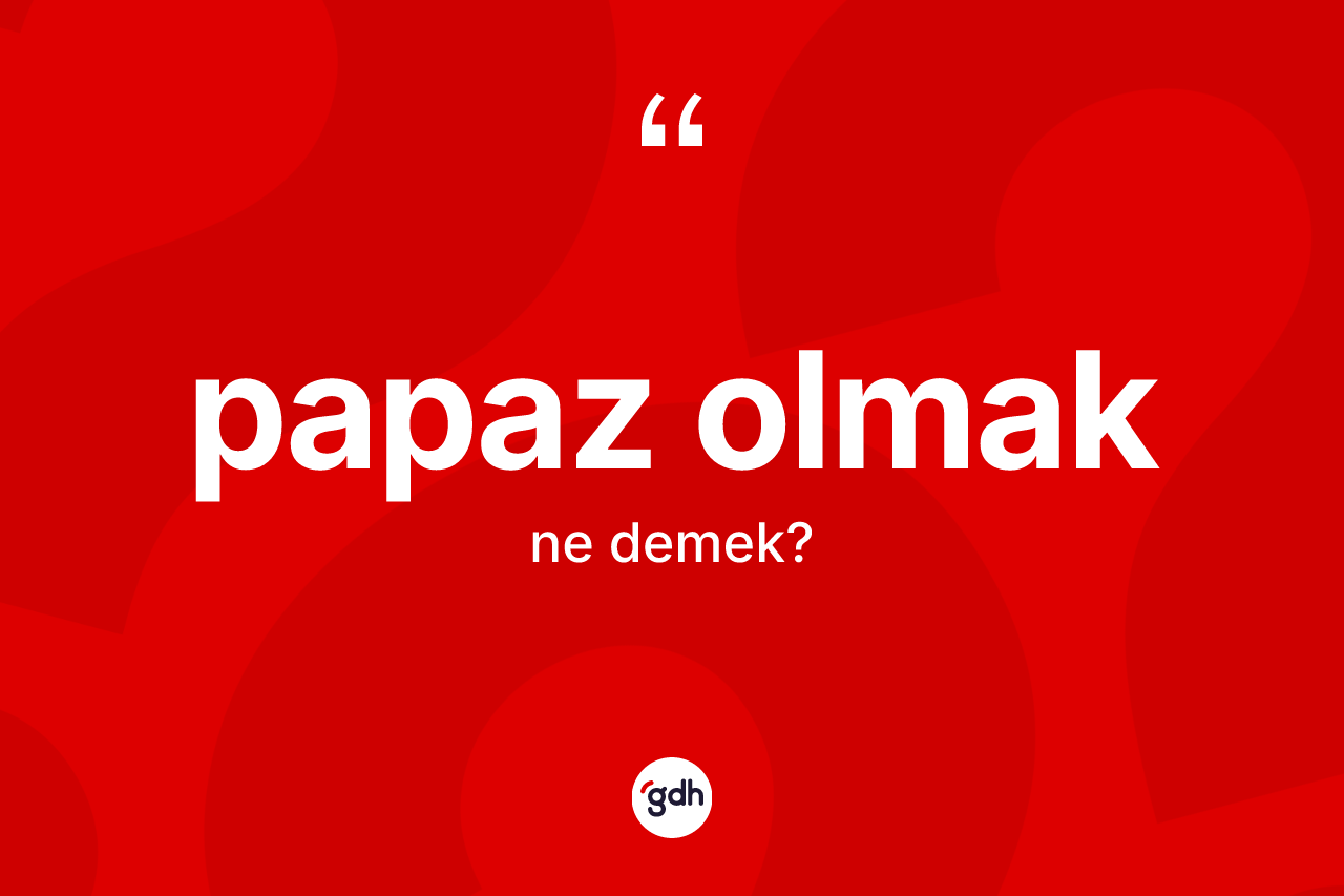 Papaz olmak ifadesinin sözlükteki anlamı nedir? Papaz olmak ifadesinin TDK anlamı nedir?