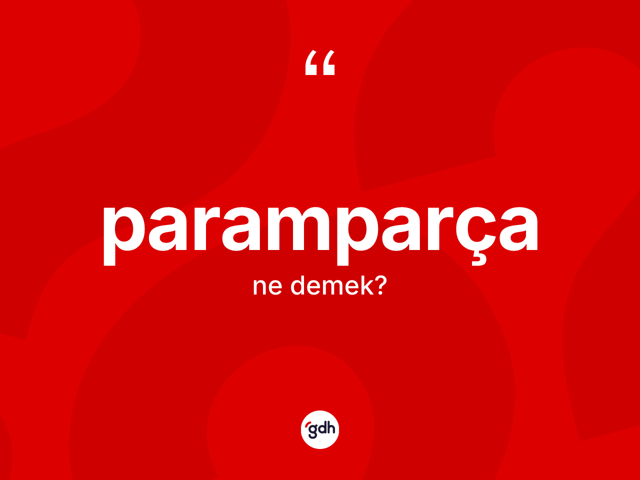 Paramparça nedir? Paramparçanın halk arasındaki kullanımı nasıldır?