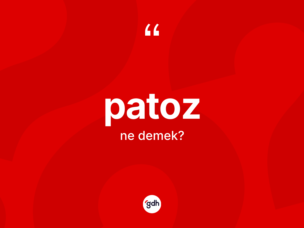 Patoz kelimesinin anlamı nedir? Patozun halk arasındaki kullanımı nasıldır?
