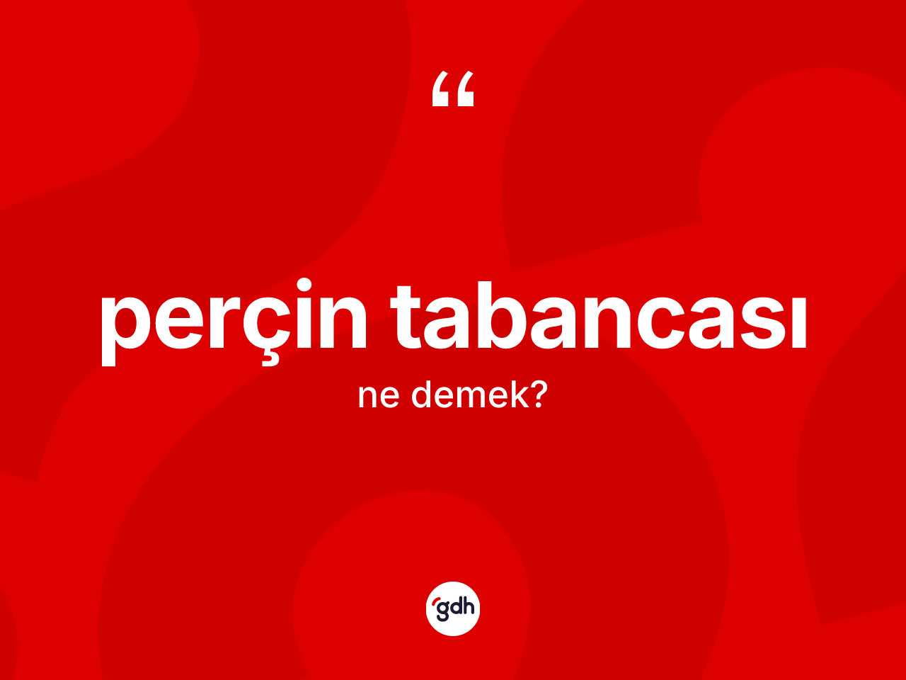 Perçin tabancası kelimesinin tanımı nedir? Perçin tabancasının kısaca tanımı nedir?