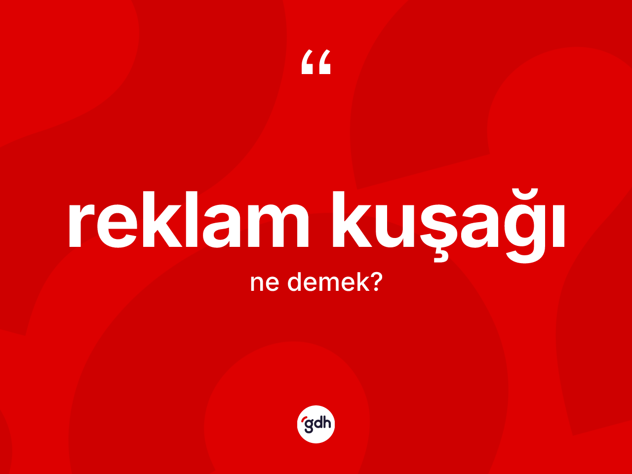 Reklam kuşağı kelimesinin anlamı nedir? Reklam kuşağının TDK'ya göre anlamı nedir?