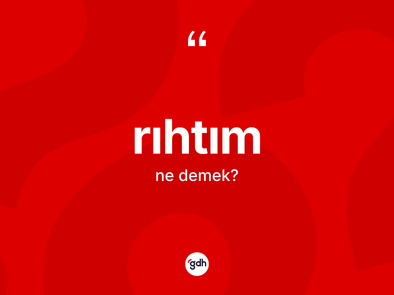 Rıhtım kelimesinin tanımı nedir? Rıhtımın kısaca tanımı nedir?