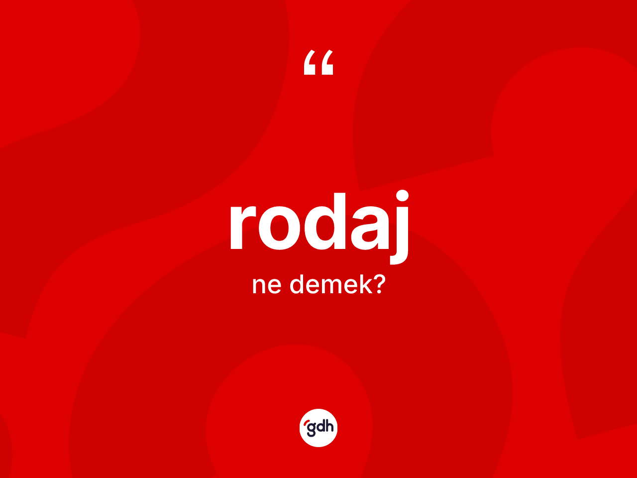Rodaj kelimesinin sözlükteki tanımı nedir? Rodajın TDK'ya göre anlamı nedir?