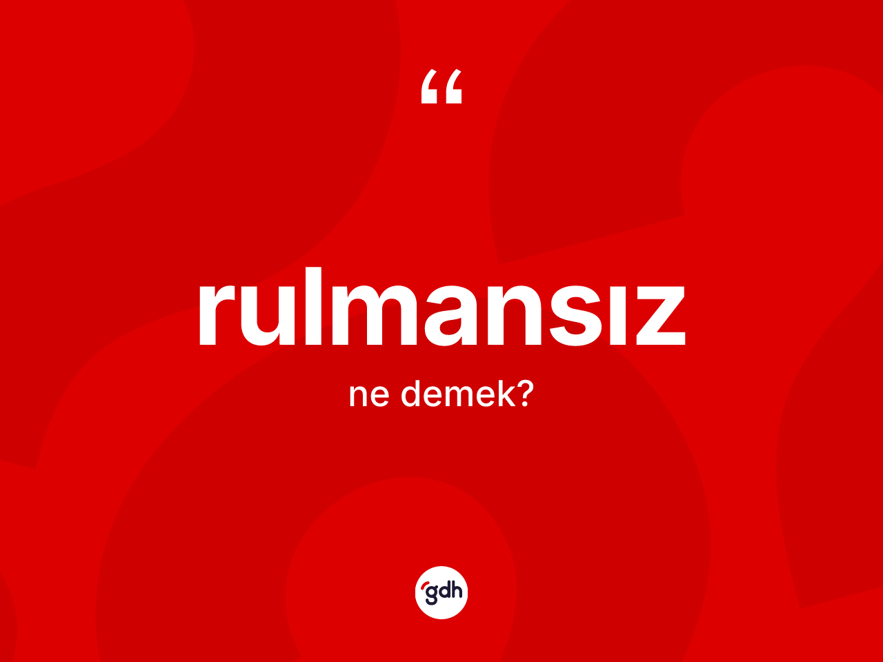 Rulmansız kelimesinin tanımı nedir? Rulmansız kelimesinin kaç farklı anlamı var?