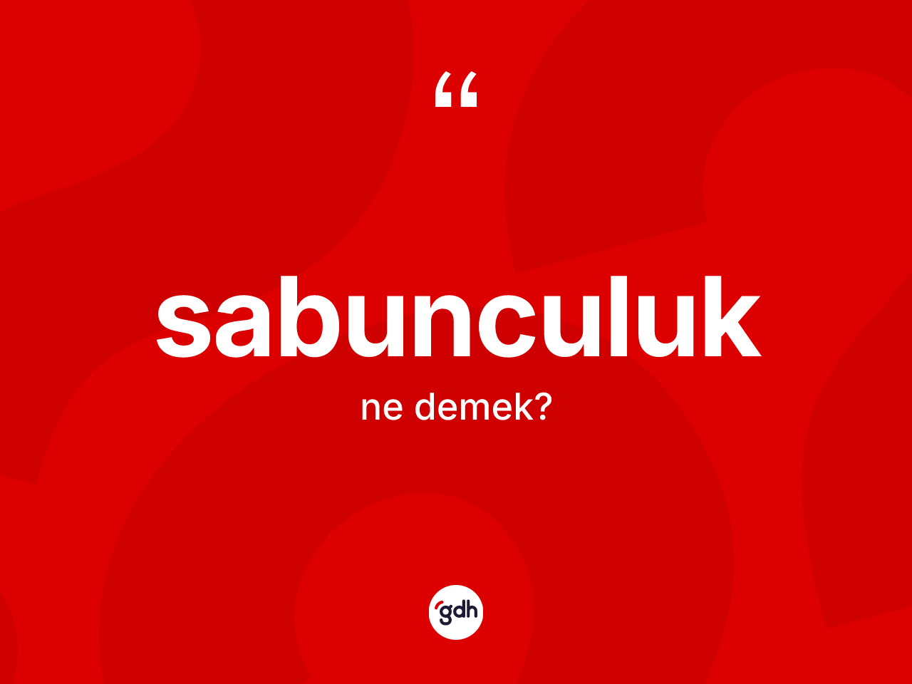 Sabunculuk ne anlama gelir? Sabunculuk kelimesinin TDK'ya göre açıklaması nedir?