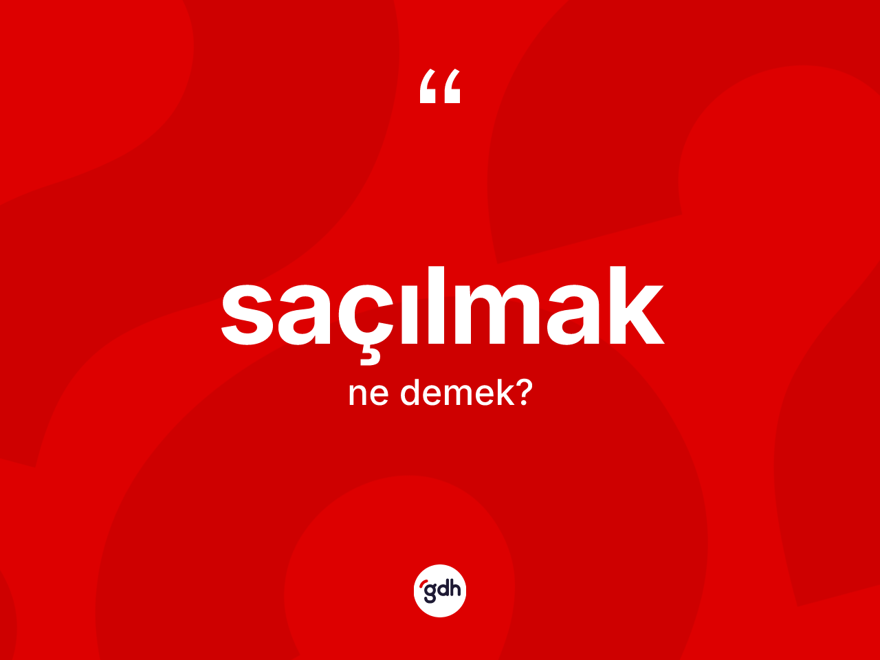 Saçılmak kelimesi ne demek? Saçılmak kelimesinin TDK'ya göre açıklaması nedir?