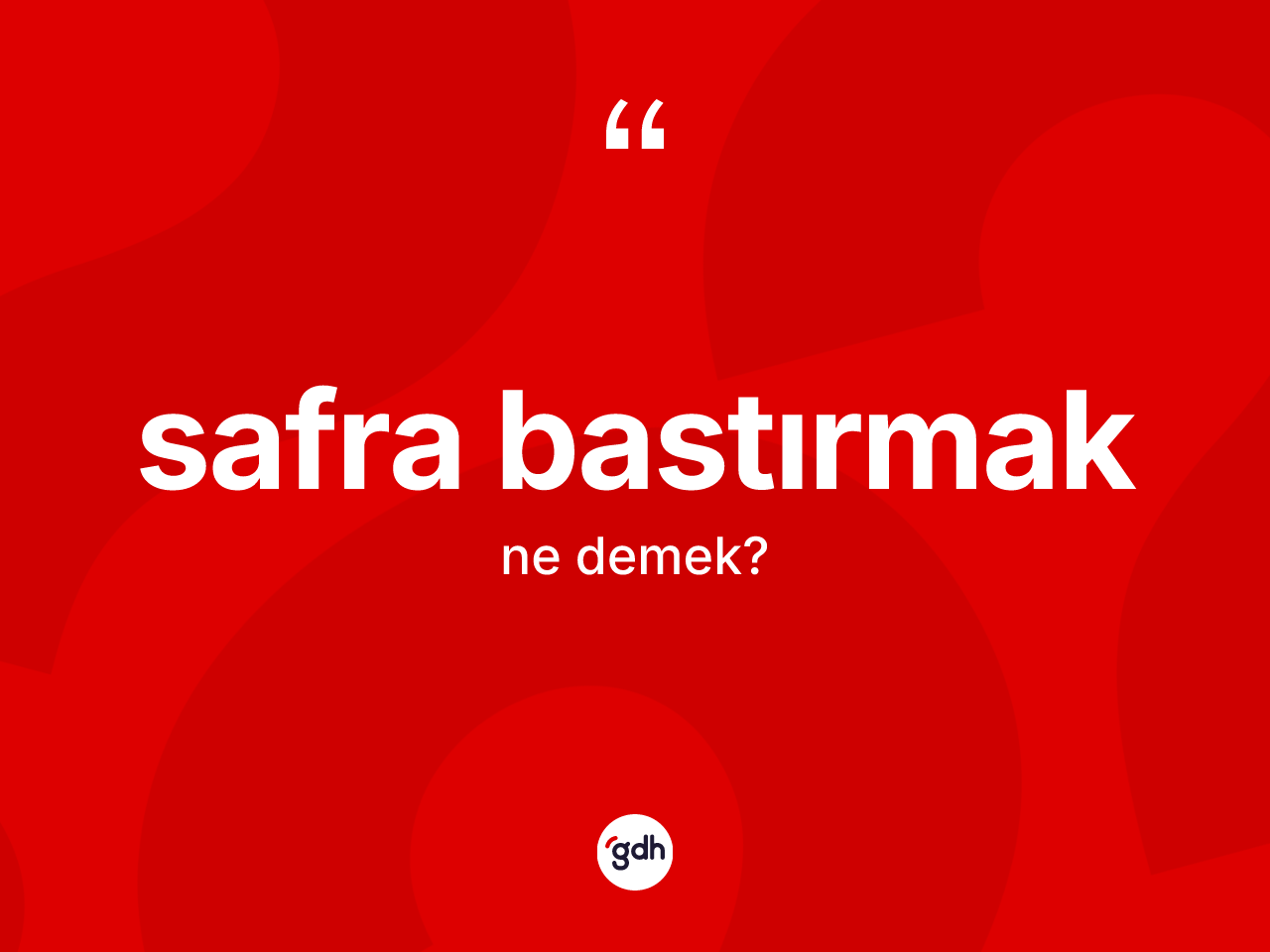 Safra bastırmak ifadesi ne demek? Safra bastırmak ifadesinin özellikleri nelerdir?