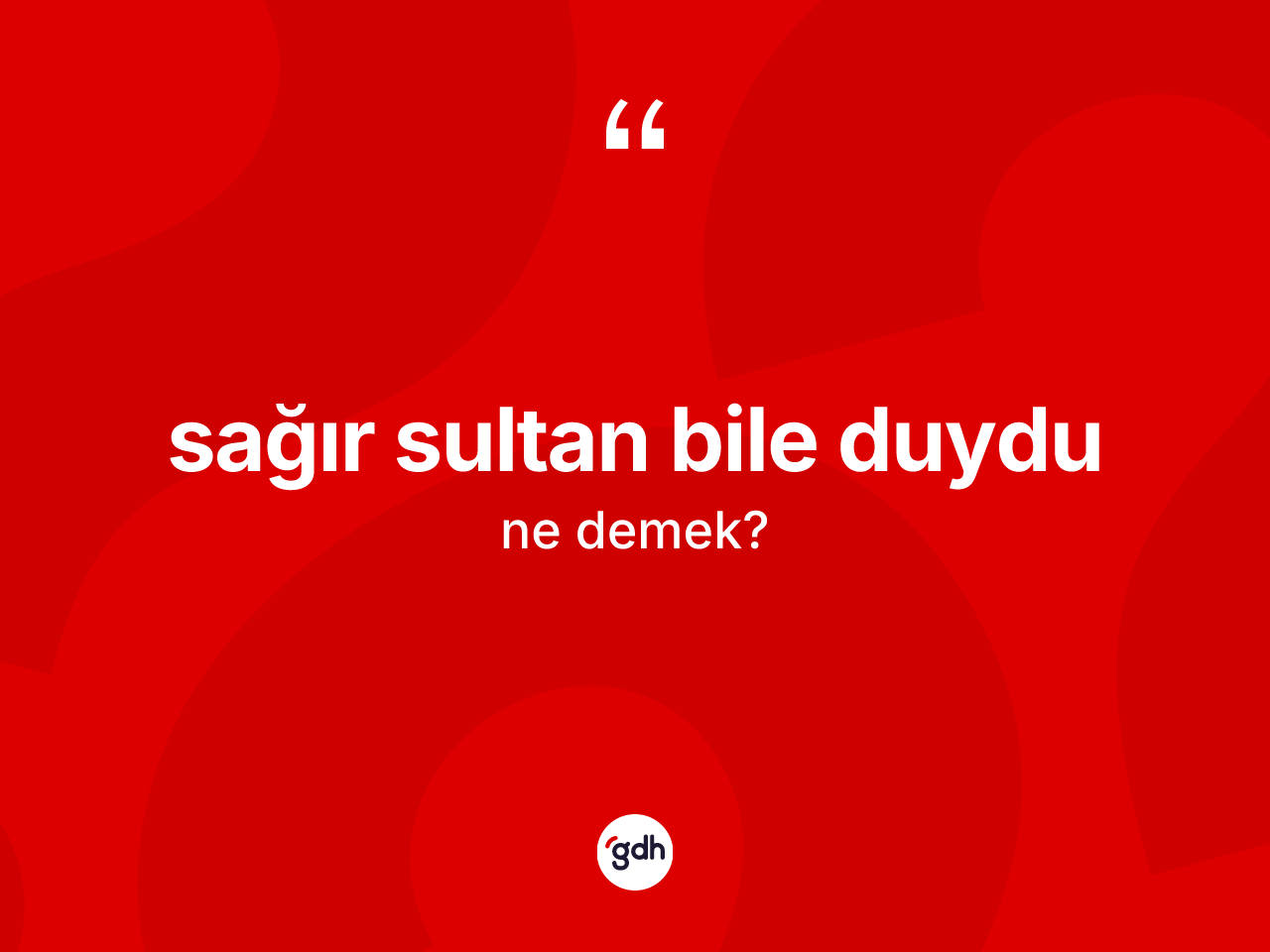 Sağır sultan bile duydu ifadesinin sözlükteki anlamı nedir? Sağır sultan bile duydu ifadesinin TDK'ya göre açıklaması nedir?