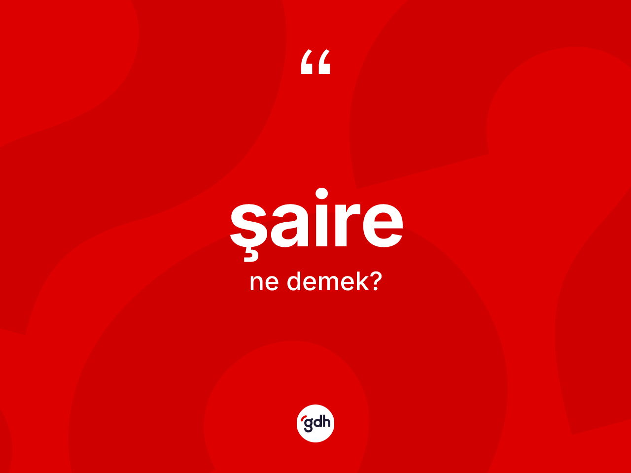 Şaire kelimesinin anlamı nedir? Şaire kelimesinin kaç farklı anlamı var?