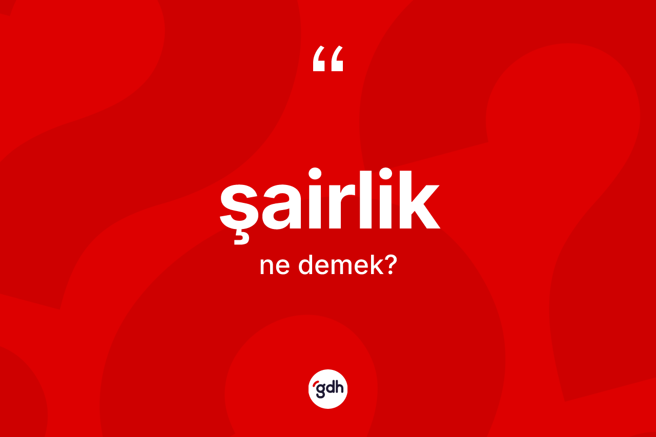 Şairlik kelimesinin anlamı nedir? Şairliğin kısaca tanımı nedir?