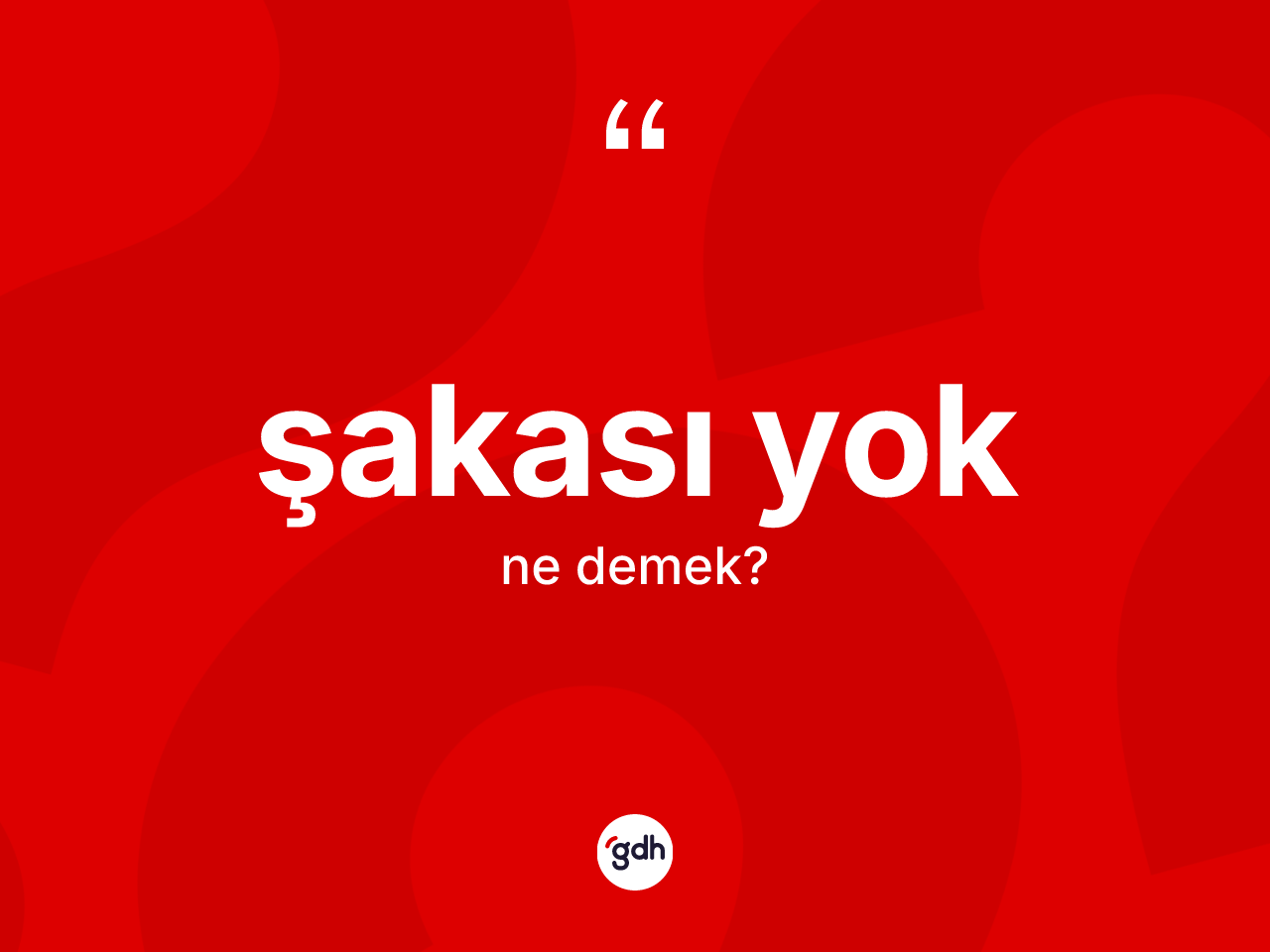 Şakası yok ne demektir? Şakası yok ifadesinin TDK anlamı nedir?
