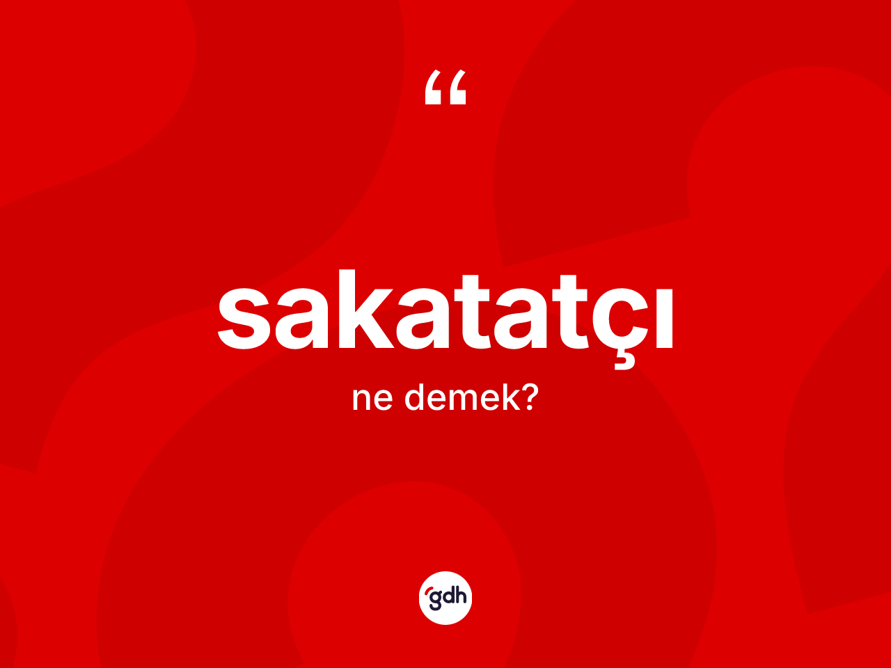 Sakatatçı kelimesinin sözlükteki tanımı nedir? Sakatatçının TDK'ya göre anlamı nedir?