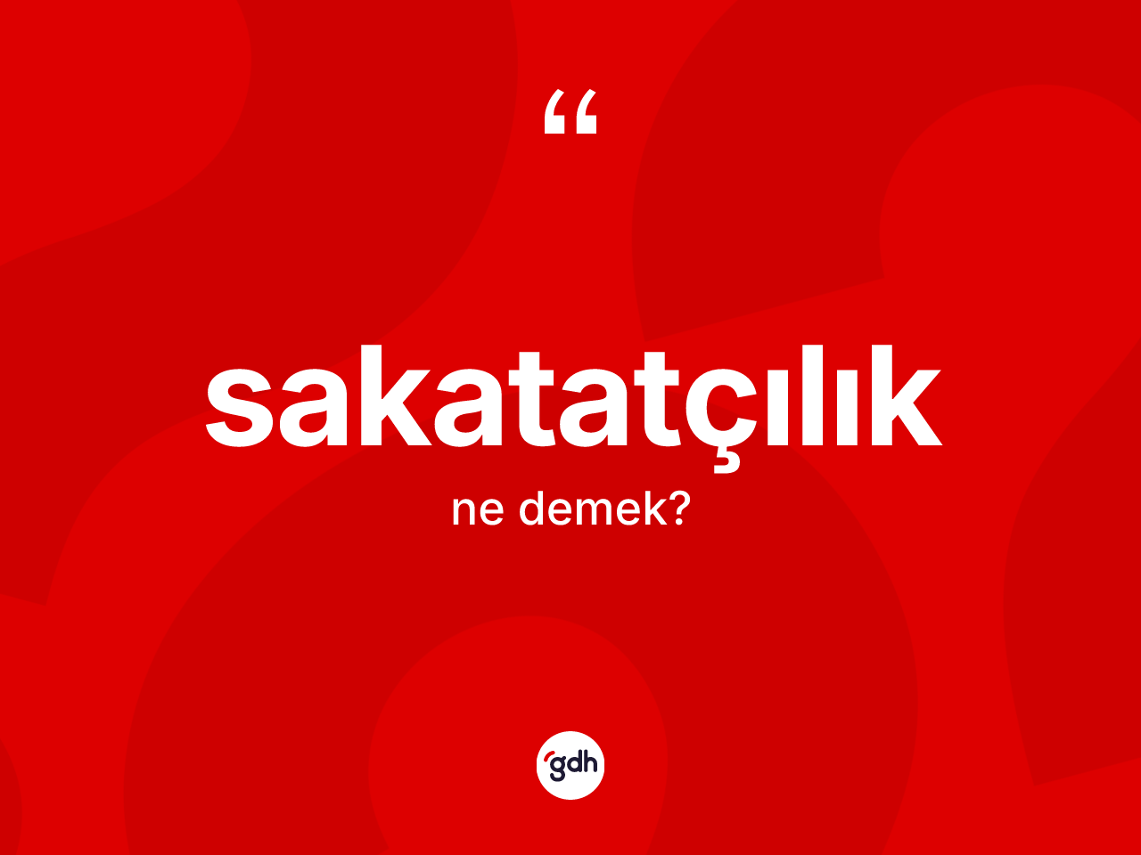 Sakatatçılık ne demek? Sakatatçılığın sözlükteki anlamı nedir?