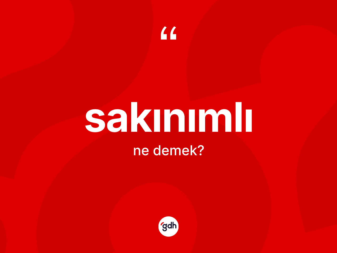 Sakınımlı kelimesinin sözlükteki tanımı nedir? Sakınımlının kısaca tanımı nedir?