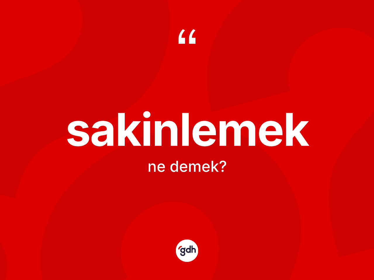 Sakinlemek kelimesinin tanımı nedir? Sakinlemeğin halk arasındaki kullanımı nasıldır?