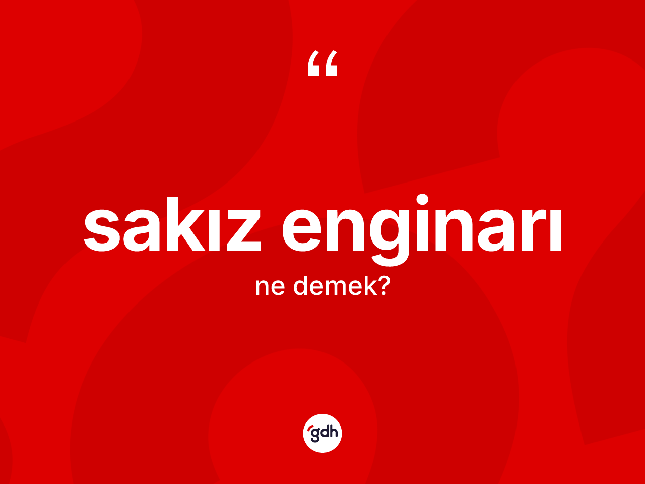 Sakız enginarı nedir? Sakız enginarının TDK'ya göre anlamı nedir?