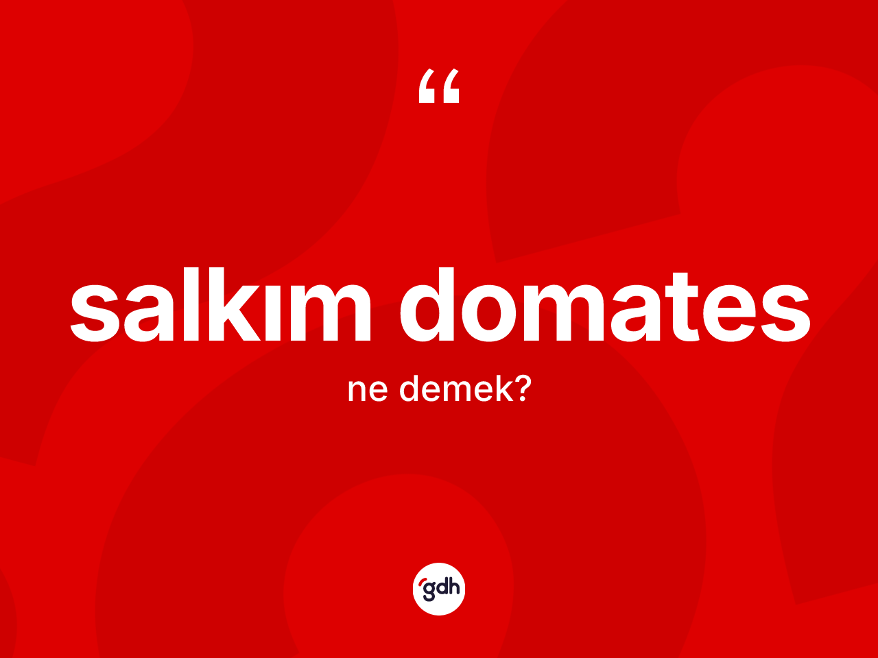 Salkım domates kelimesinin anlamı nedir? Salkım domatesin halk arasındaki kullanımı nasıldır?