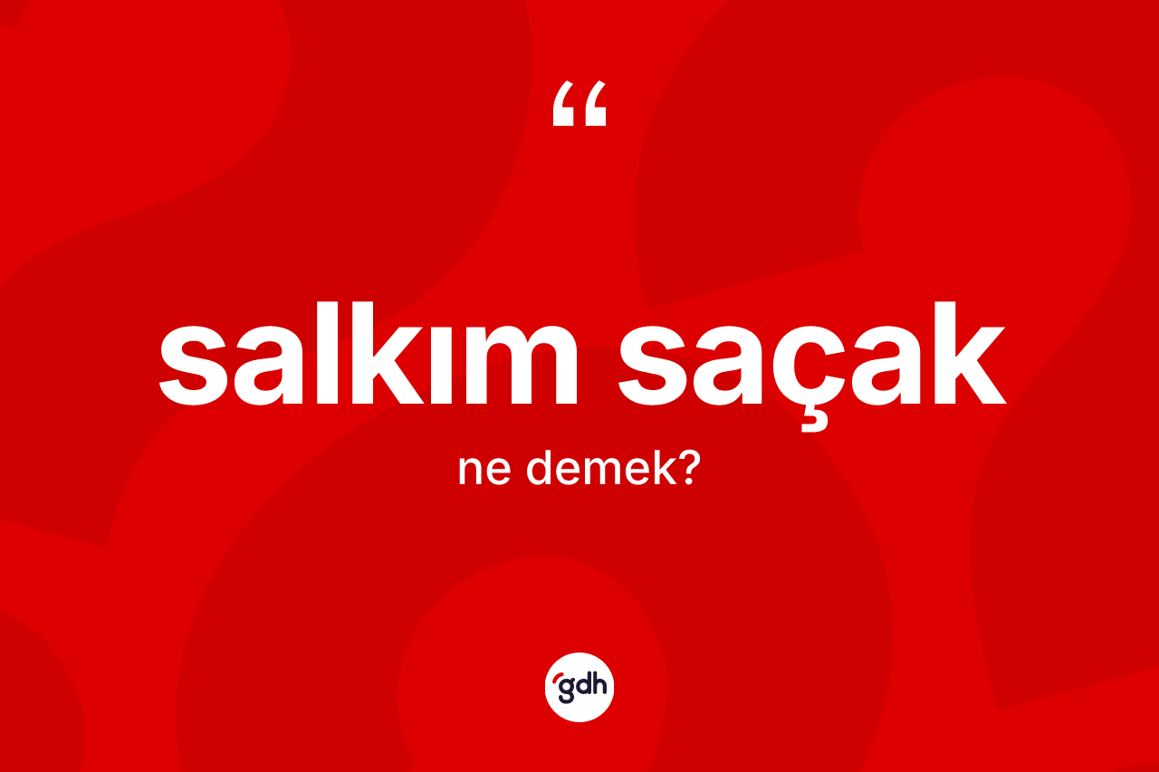 Salkım saçak kelimesinin tanımı nedir? Salkım saçağın TDK'ya göre anlamı nedir?