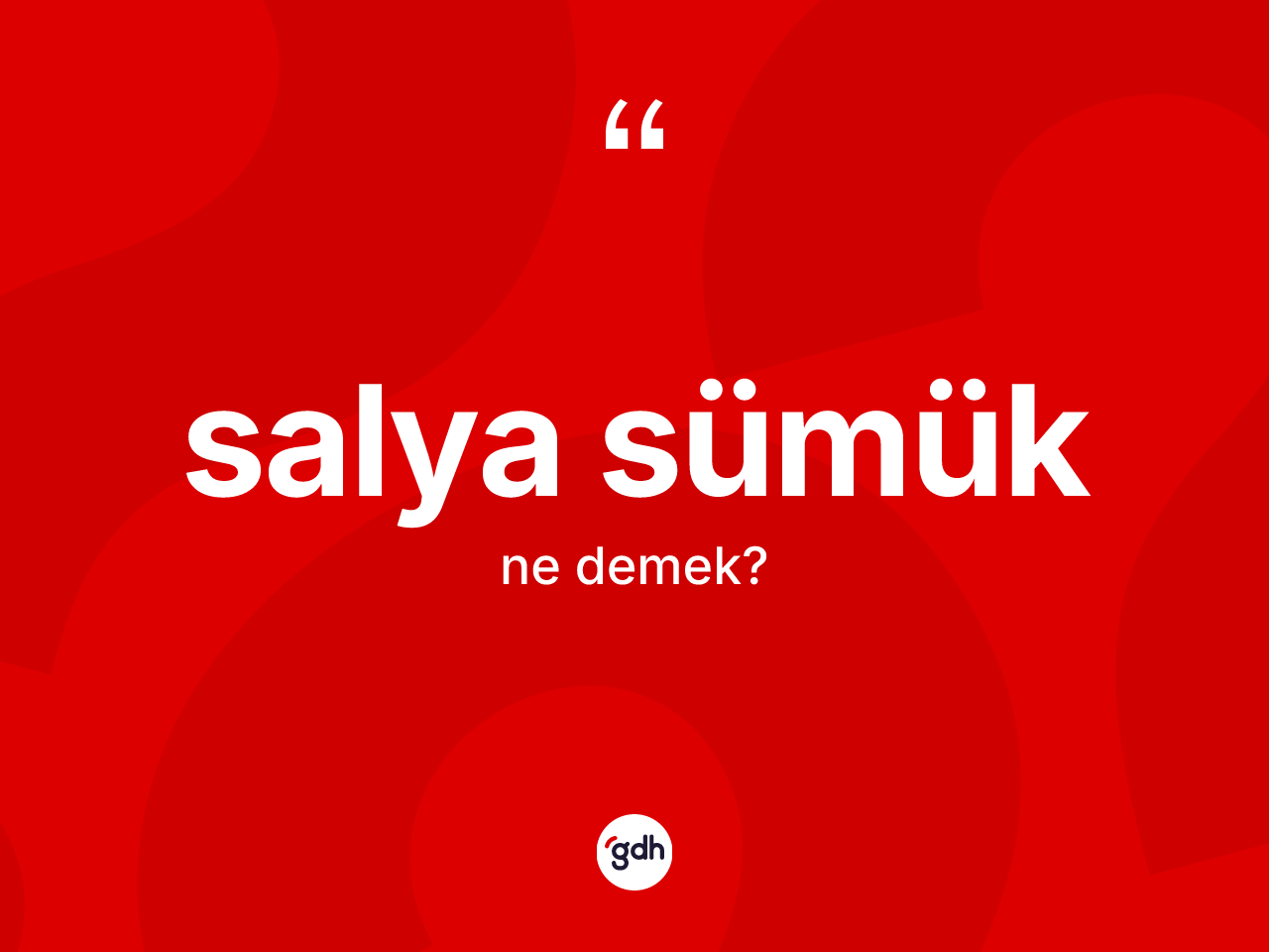Salya sümük  kelimesinin sözlükteki tanımı nedir? Salya sümük ün TDK'ya göre anlamı nedir?