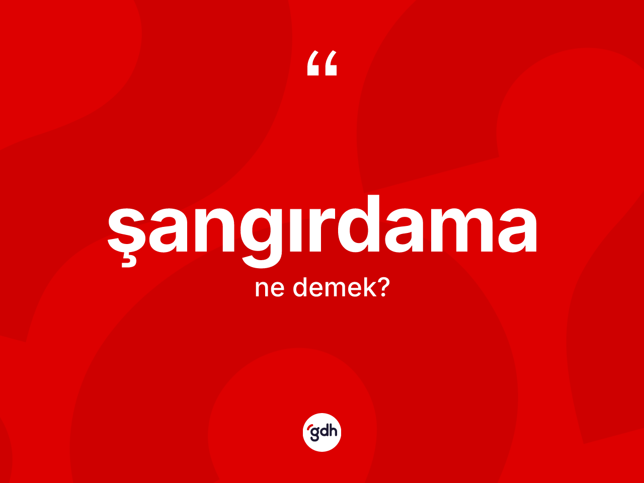 Şangırdama nedir? Şangırdama kelimesinin özellikleri nelerdir?