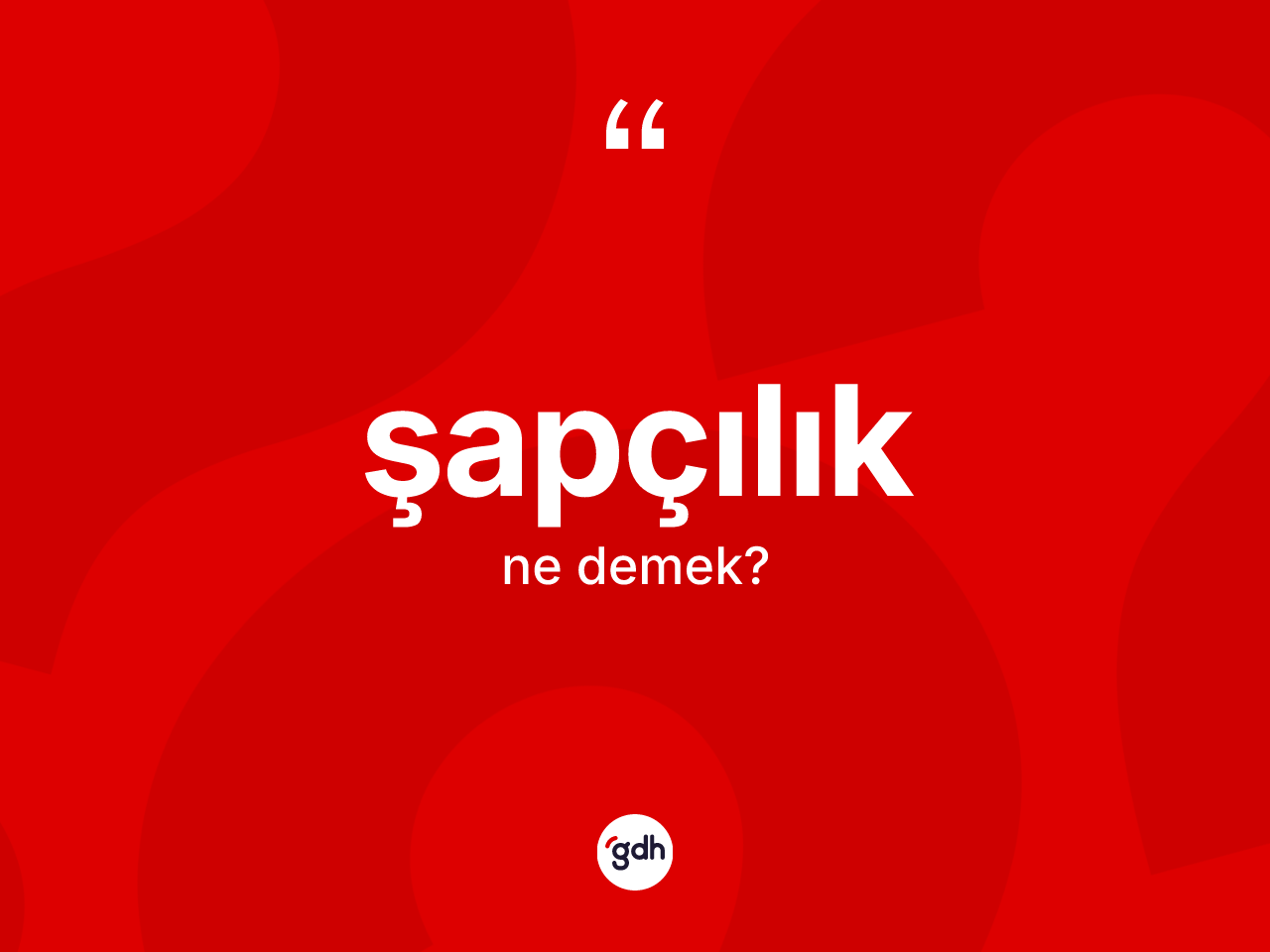 Şapçılık kelimesi nedir? Şapçılığın TDK'ya göre anlamı nedir?