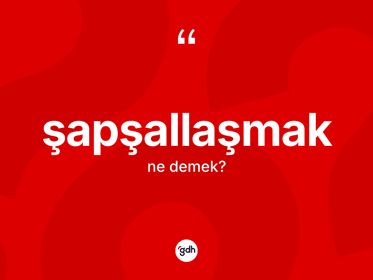 Şapşallaşmak kelimesinin sözlükteki tanımı nedir? Şapşallaşmağın TDK'ya göre anlamı nedir?