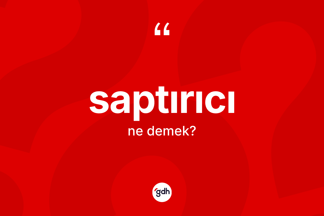 Saptırıcı nedir? Saptırıcının halk arasındaki kullanımı nasıldır?