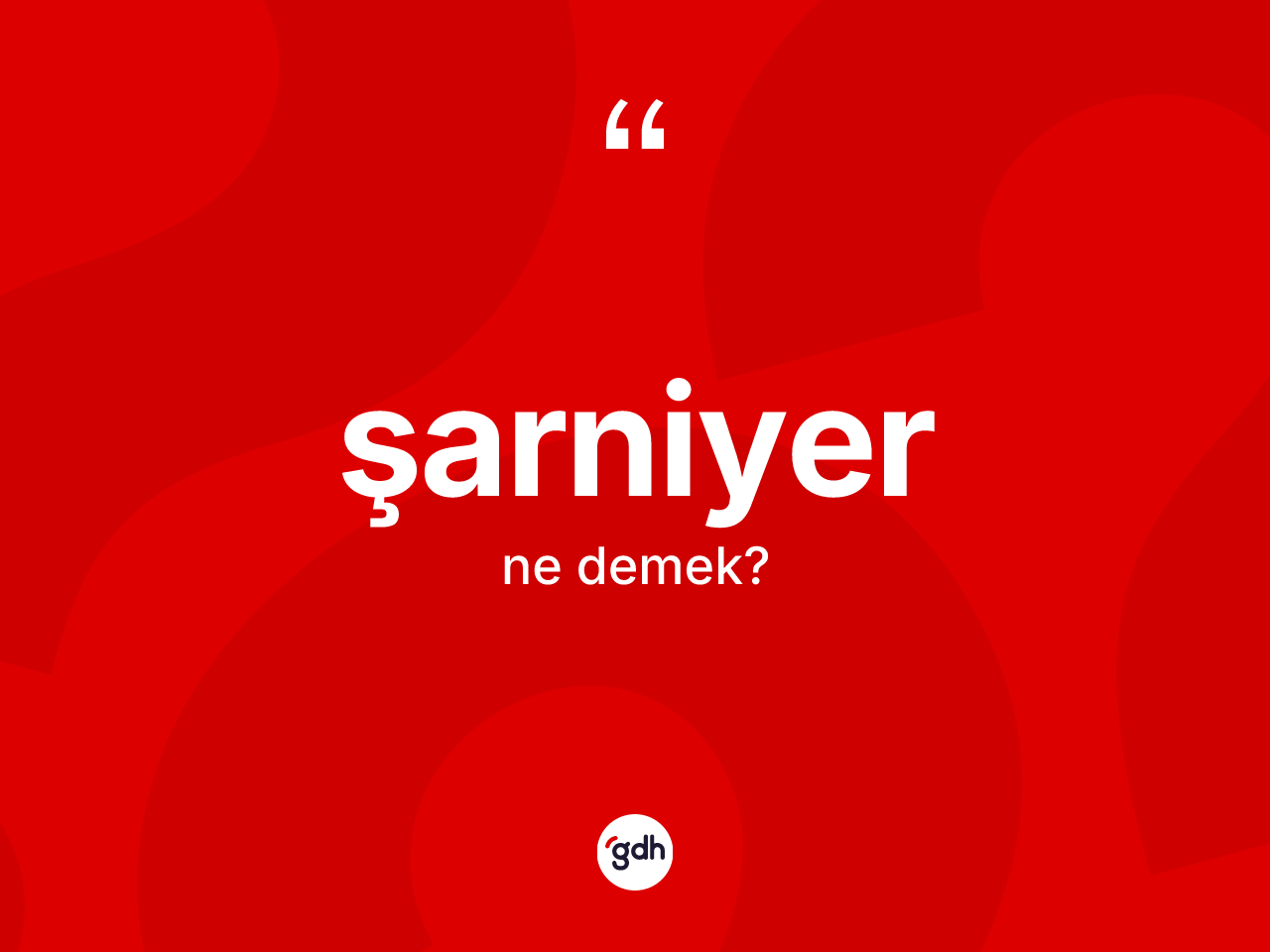 Şarniyer nedir? Şarniyer kelimesinin TDK'ya göre açıklaması nedir?