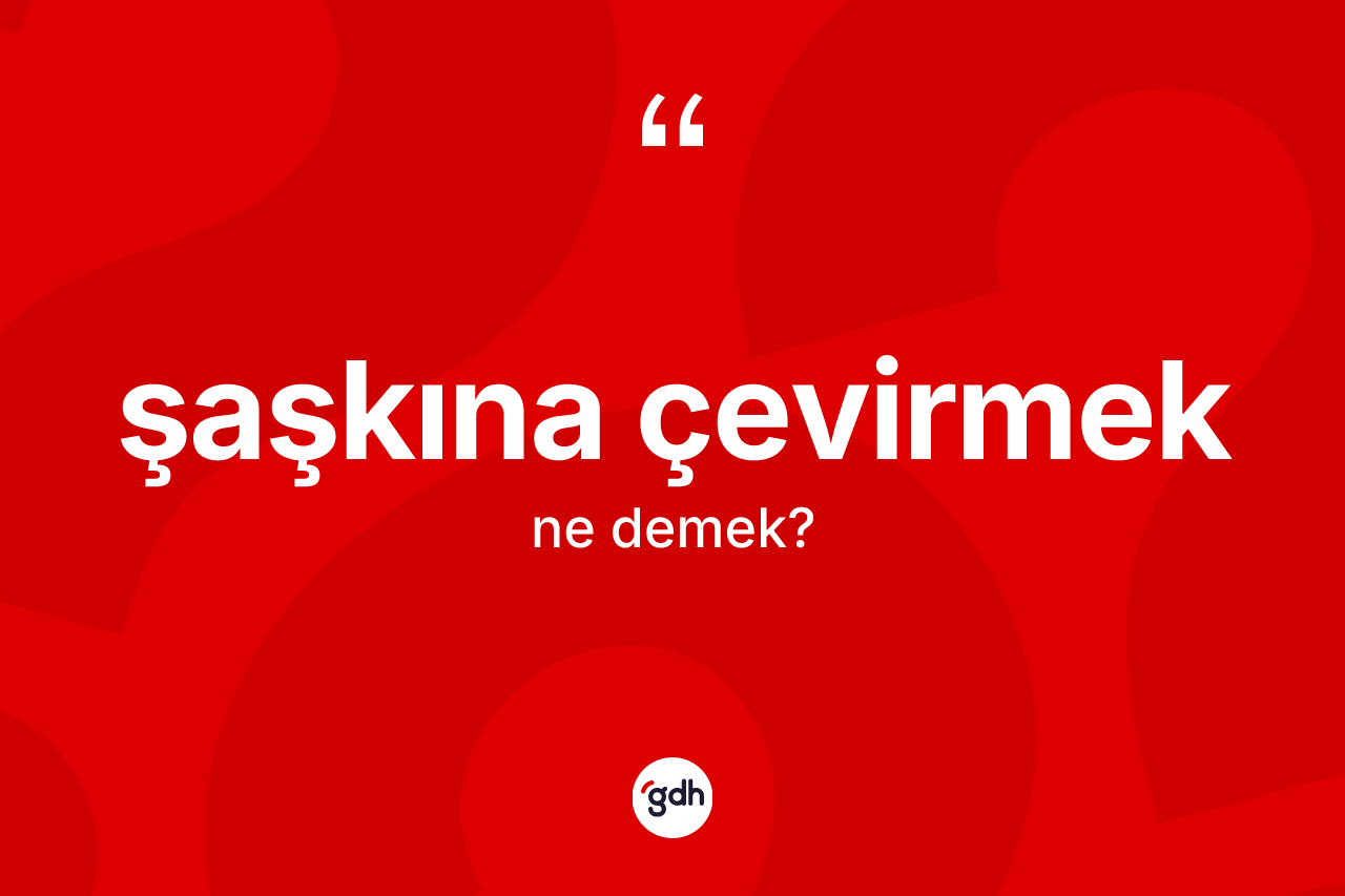 Şaşkına çevirmek ifadesinin tanımı nedir? Şaşkına çevirmek ifadesi hangi durumlarda kullanılır?
