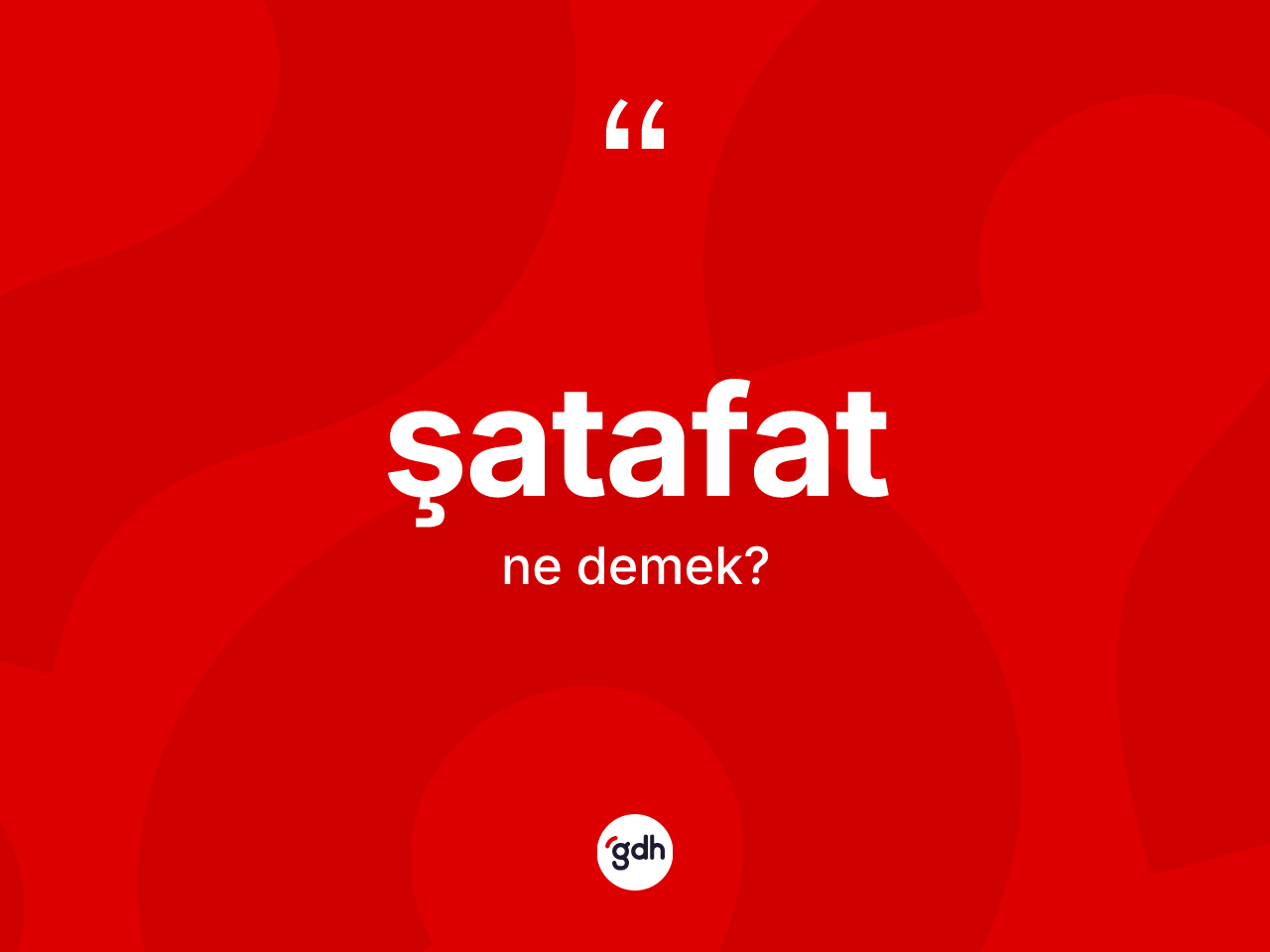 Şatafat kelimesinin sözlükteki tanımı nedir? Şatafat kelimesinin TDK anlamı nedir?