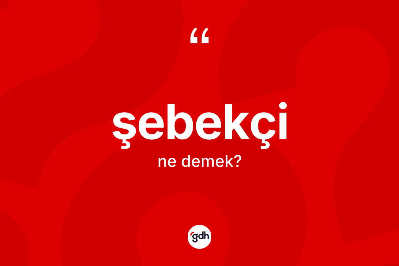 Şebekçi kelimesinin tanımı nedir? Şebekçinin TDK'ya göre anlamı nedir?
