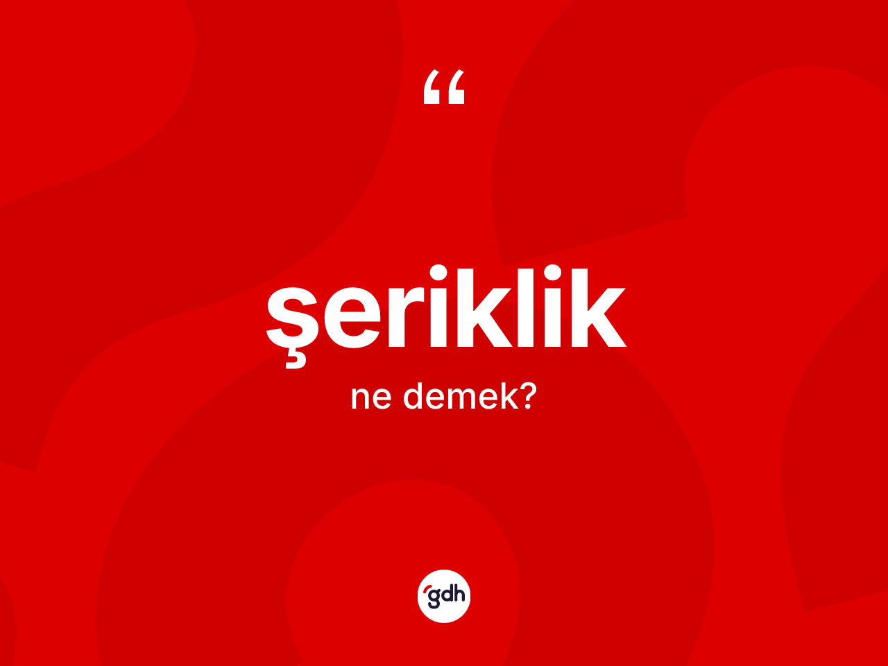 Şeriklik kelimesi ne demek? Şerikliğin TDK'ya göre anlamı nedir?
