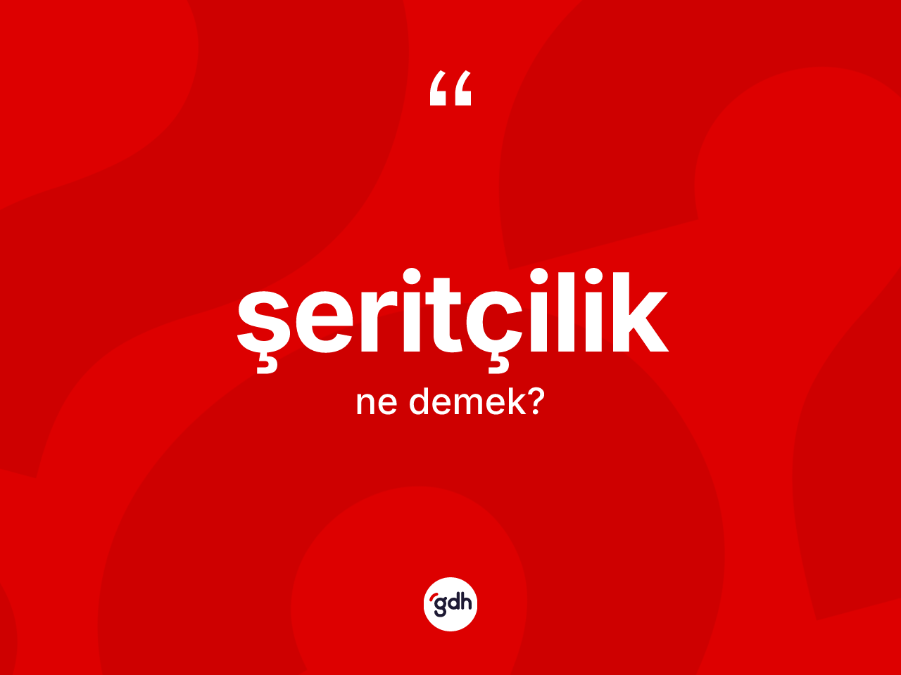 Şeritçilik kelimesinin sözlükteki tanımı nedir? Şeritçiliğin TDK'ya göre anlamı nedir?