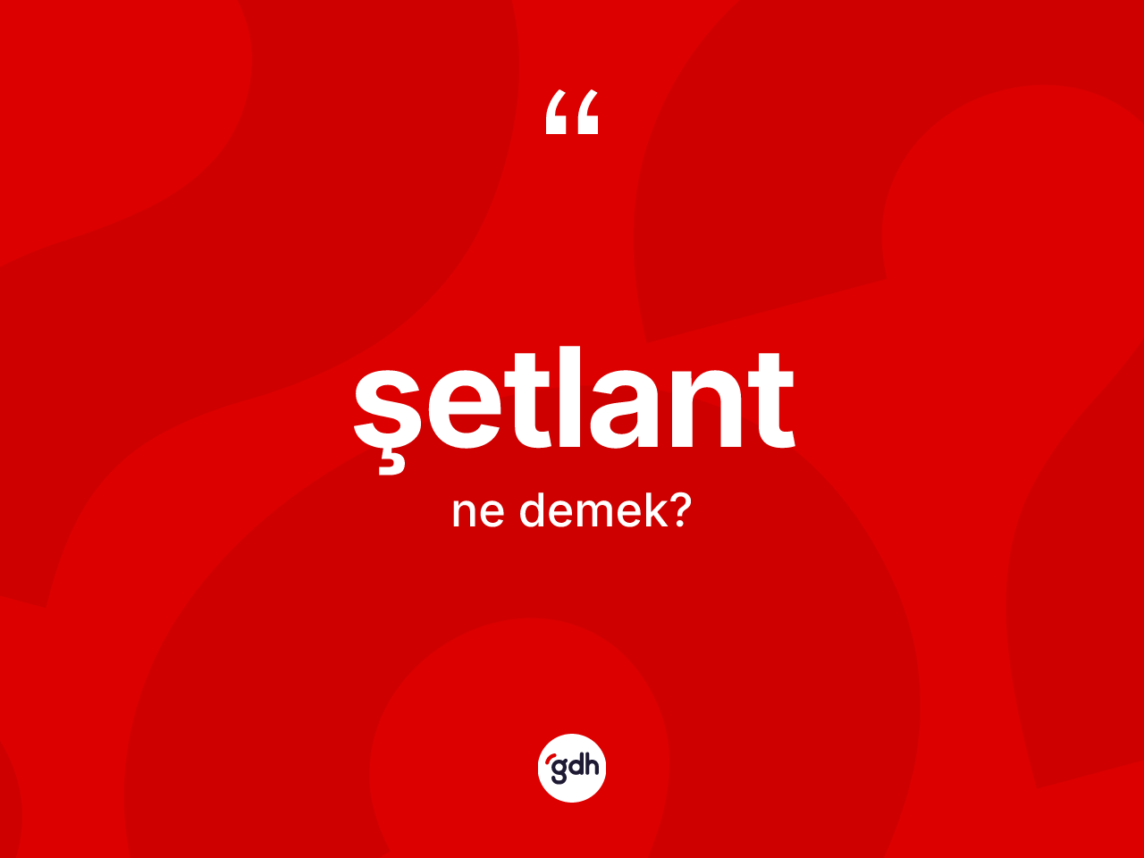 Şetlant ne anlama gelir? Şetlandın kısaca tanımı nedir?