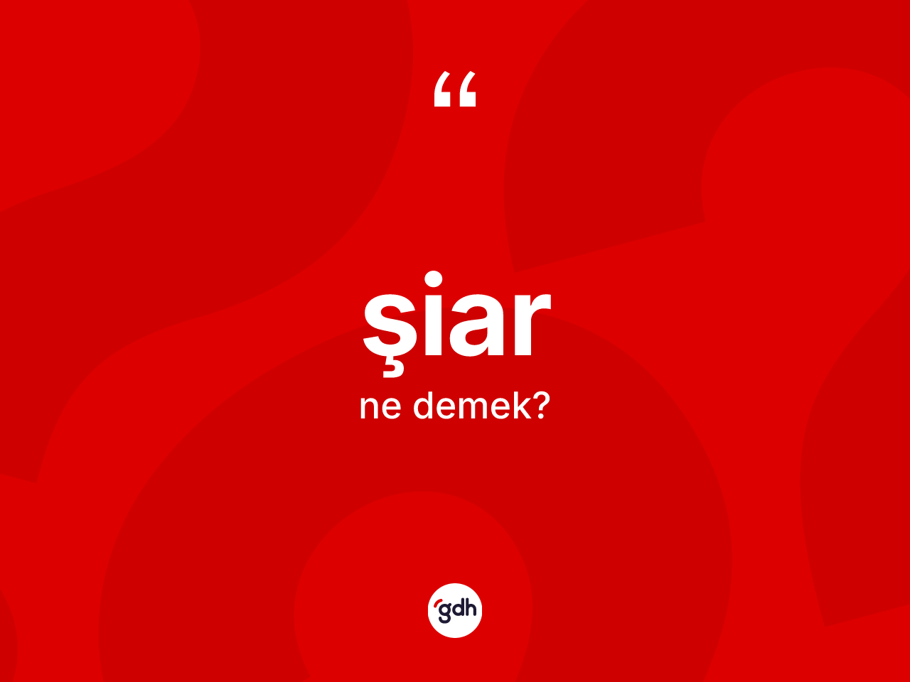 Şiar kelimesinin sözlükteki tanımı nedir? Şiarın TDK'ya göre anlamı nedir?
