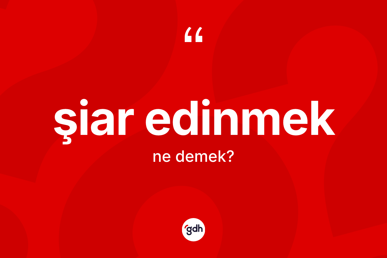 Şiar edinmek ifadesinin tanımı nedir? Şiar edinmek ifadesi nerede kullanılır?