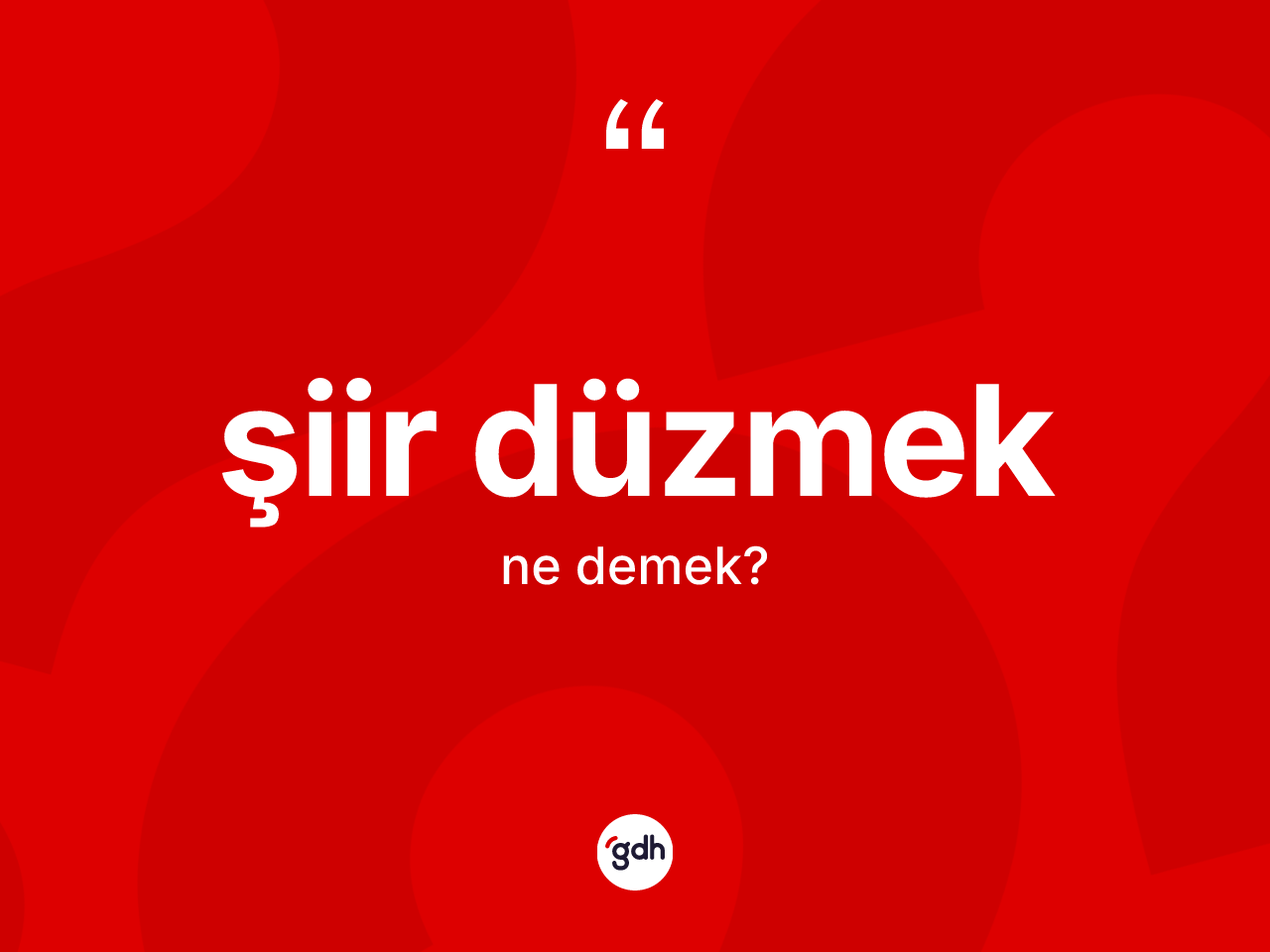 Şiir düzmek ifadesinin tanımı nedir? Şiir düzmek sözü nerede kullanılır?