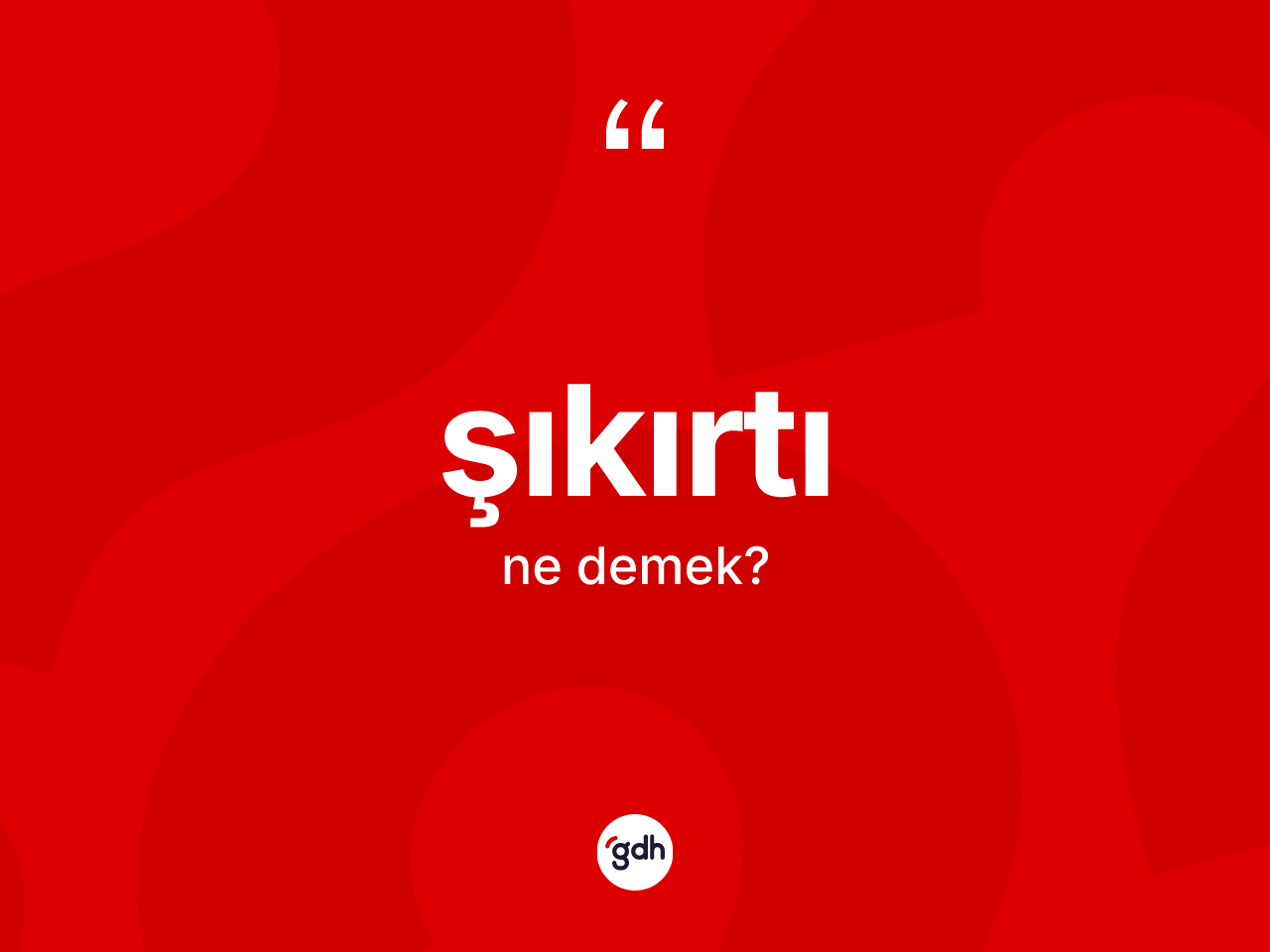 Şıkırtı kelimesi ne demek? Şıkırtı kelimesinin TDK anlamı nedir?
