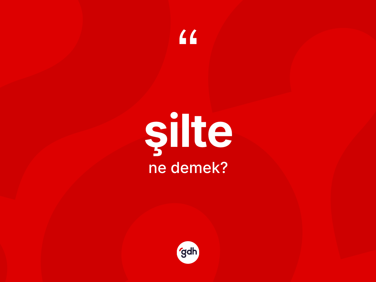 Şilte kelimesinin tanımı nedir? Şilte kelimesinin TDK anlamı nedir?