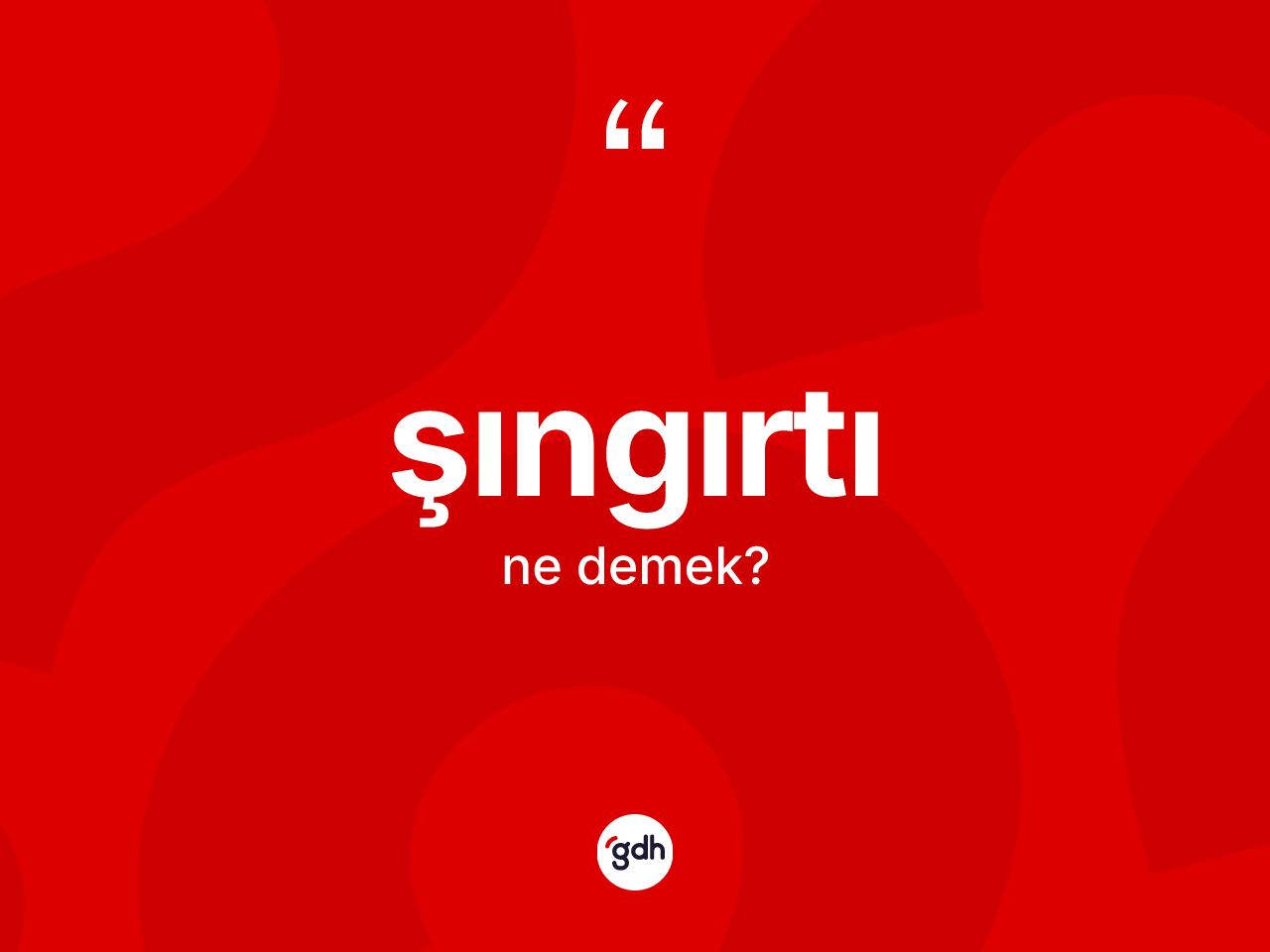 Şıngırtı kelimesinin tanımı nedir? Şıngırtı kelimesinin TDK'ya göre açıklaması nedir?