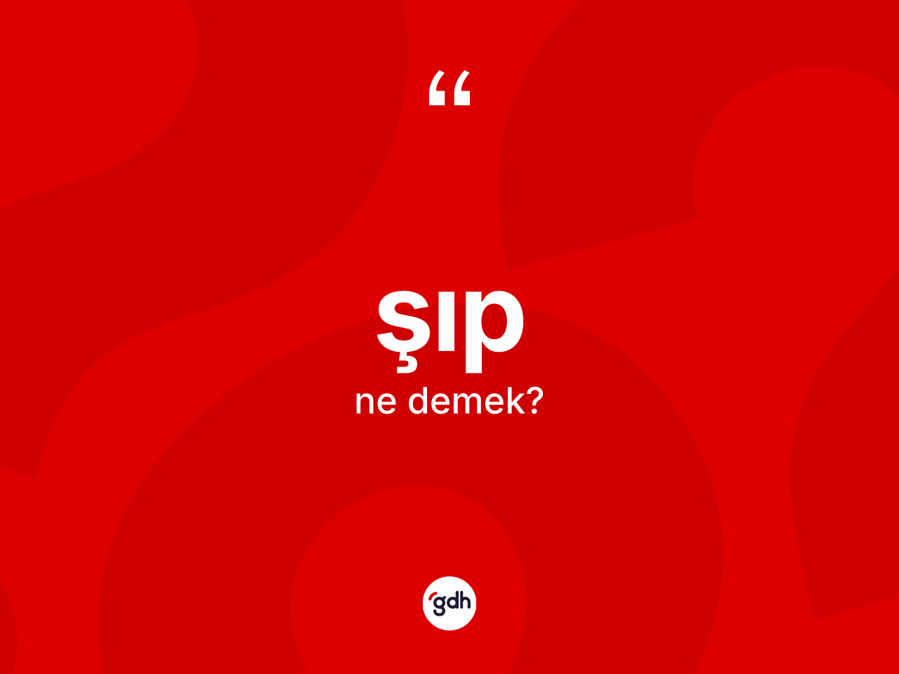 Şıp kelimesinin tanımı nedir? Şıp kelimesinin kaç farklı anlamı var?