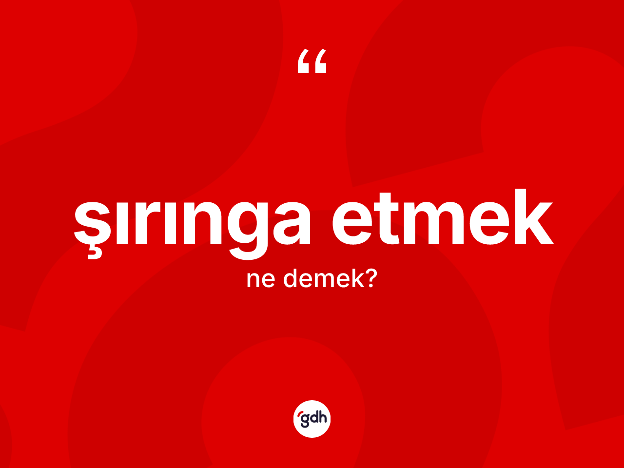Şırınga etmek ifadesinin kısaca tanımı nedir? Şırınga etmek ifadesinin TDK açıklaması nedir?