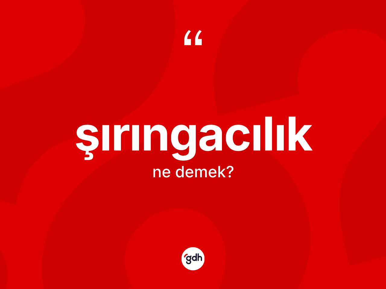 Şırıngacılık kelimesi ne anlama gelir? Şırıngacılık kelimesinin TDK anlamı nedir?
