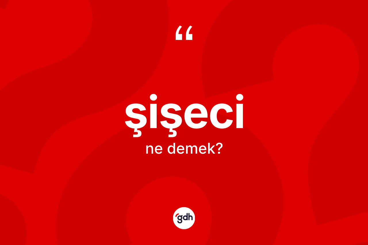 Şişeci kelimesinin anlamı nedir? Şişecinin sözlükteki anlamı nedir?