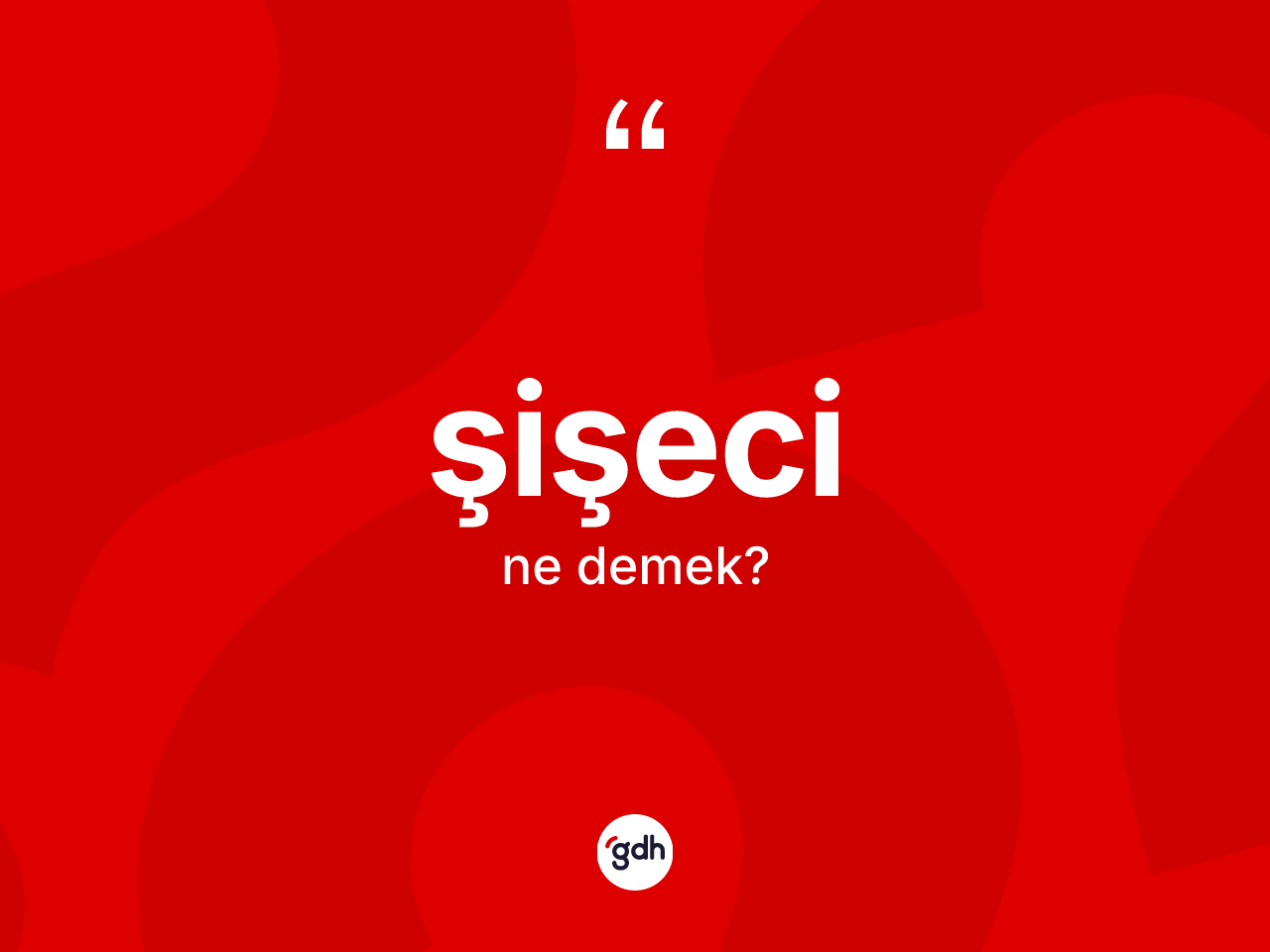 Şişeci kelimesinin anlamı nedir? Şişecinin sözlükteki anlamı nedir?