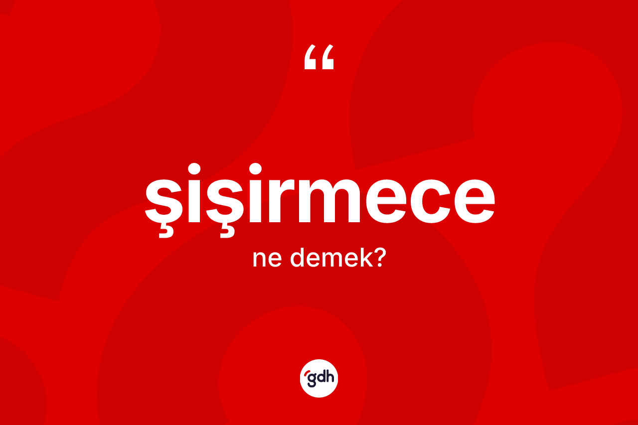 Şişirmece kelimesinin tanımı nedir? Şişirmecenin kısaca tanımı nedir?