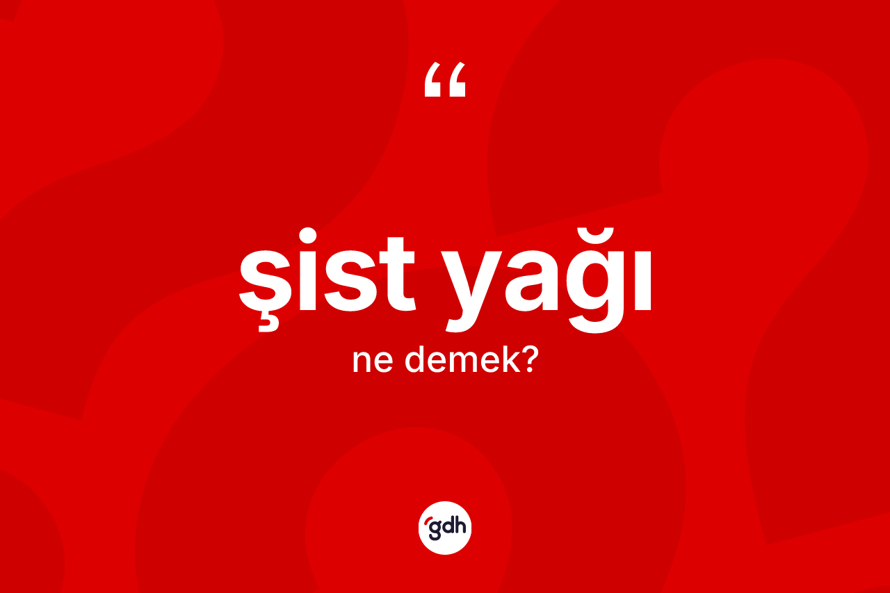 Şist yağı kelimesi ne anlama gelir? Şist yağı kelimesinin özellikleri nelerdir?