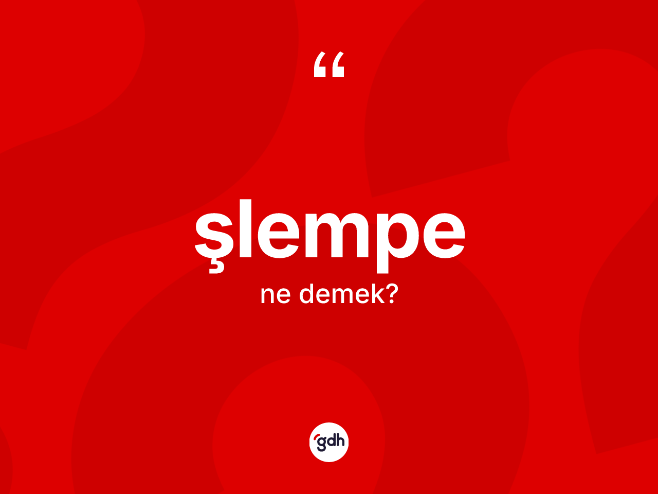 Şlempe ne anlama gelir? Şlempe kelimesinin TDK anlamı nedir?