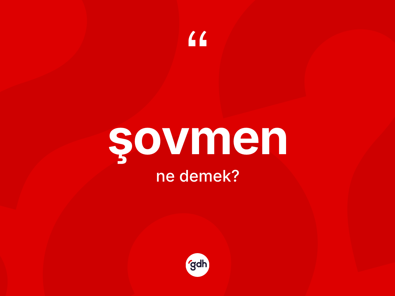 Şovmen kelimesinin tanımı nedir? Şovmen kelimesinin TDK'ya göre açıklaması nedir?